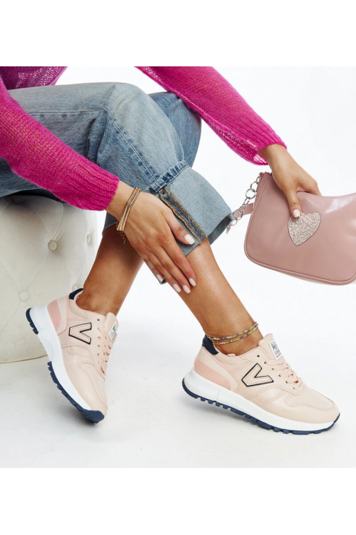 Olonio sneakers à semelle épaisse roses Olonio sneakers à semelle épaisse roses