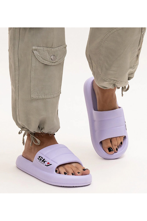 Sandales en mousse violettes Ciarsa