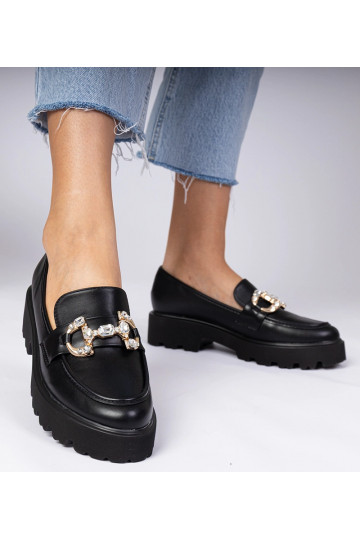Mocassins élégants noirs... 2