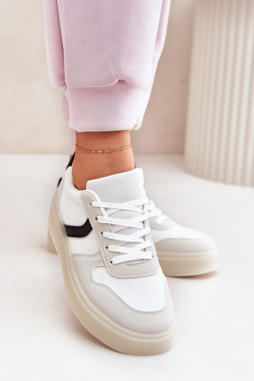 Faible Chaussures modèle baskets Féminin avec une plateforme couleur blanche Telmira