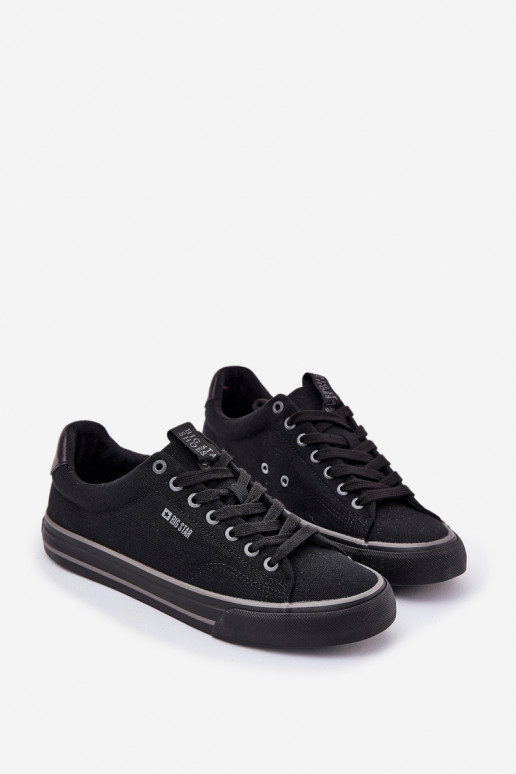 Faible Chaussures décontractées pour hommes Big Star NN174018 couleur noire