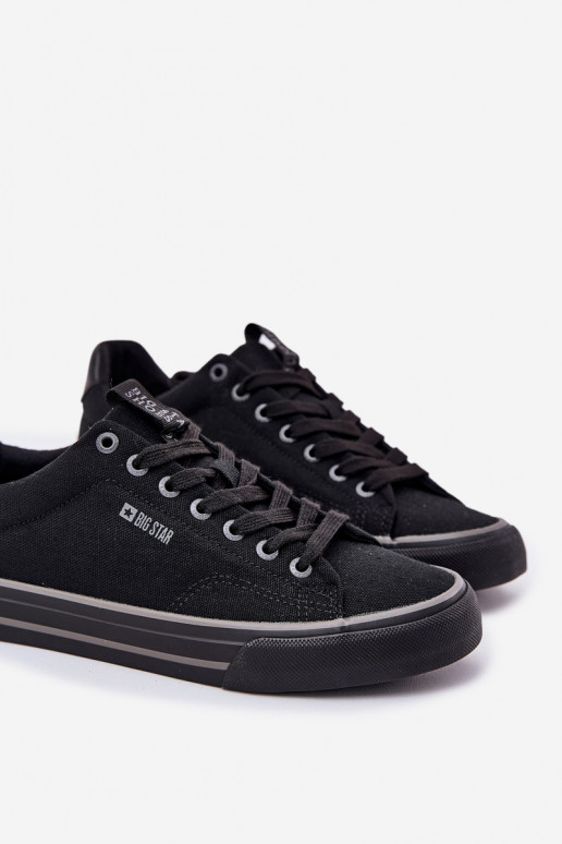 Faible Chaussures décontractées pour hommes Big Star NN174018 couleur noire