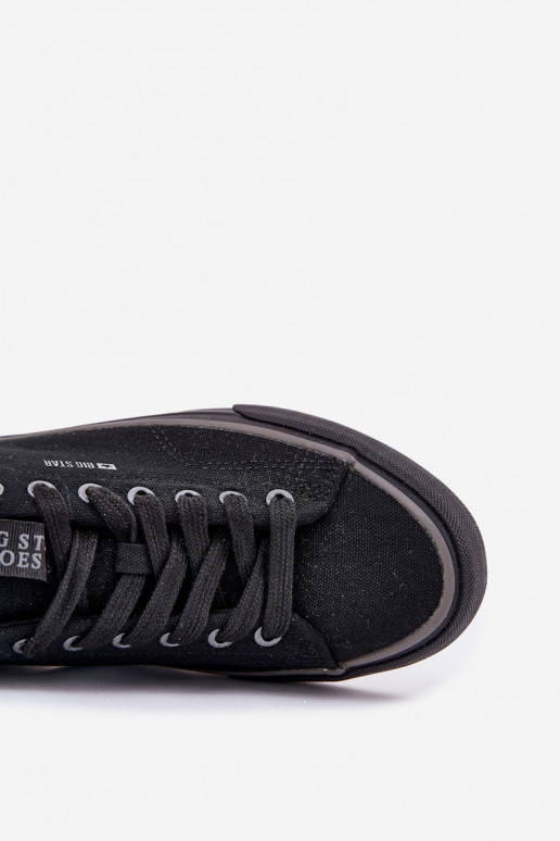 Faible Chaussures décontractées pour hommes Big Star NN174018 couleur noire