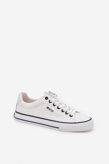Chaussures de loisirs basses pour hommes Big Star NN174017 blanches