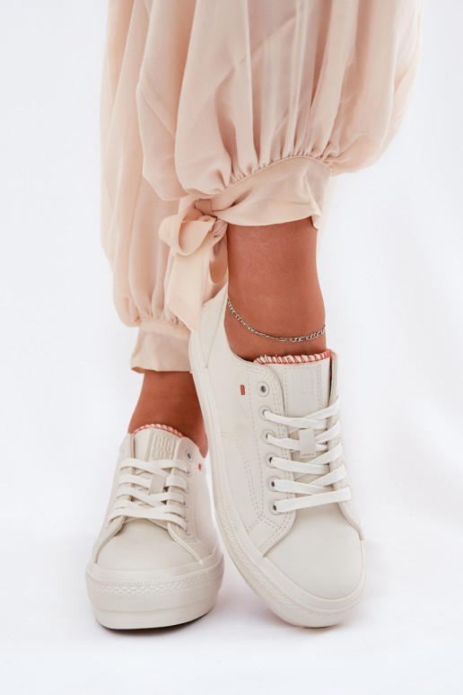 Chaussures de loisirs avec une plateforme en cuir écologique Big Star RR274A297 couleur ivoire Chaussures de loisirs avec une plateforme en cuir écologique Big Star RR274A297 couleur ivoire