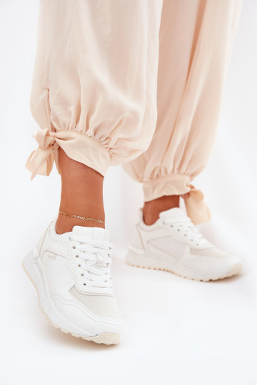 baskets Féminin couleur blanche Laaksona