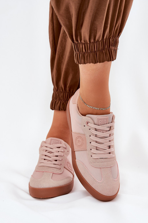 Chaussures modèle baskets Féminin Big Star RR274373 couleur rose Chaussures modèle baskets Féminin Big Star RR274373 couleur rose