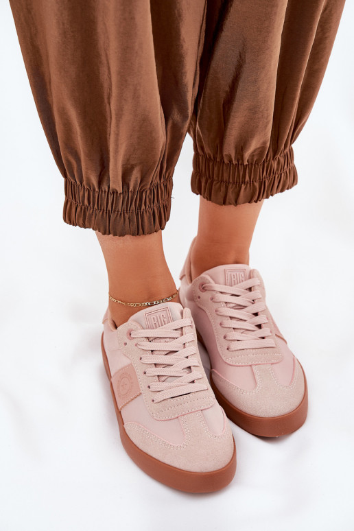 Chaussures modèle baskets Féminin Big Star RR274373 couleur rose Chaussures modèle baskets Féminin Big Star RR274373 couleur rose