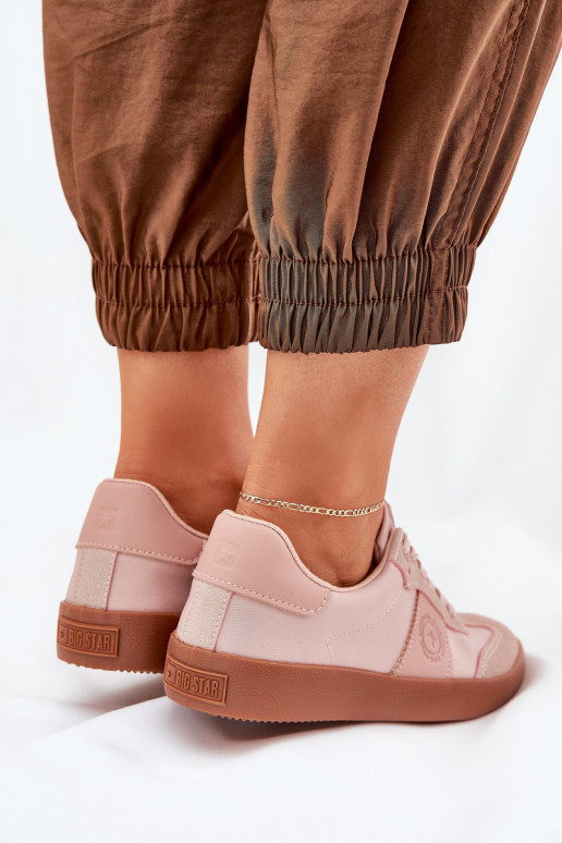 Chaussures modèle baskets Féminin Big Star RR274373 couleur rose Chaussures modèle baskets Féminin Big Star RR274373 couleur rose