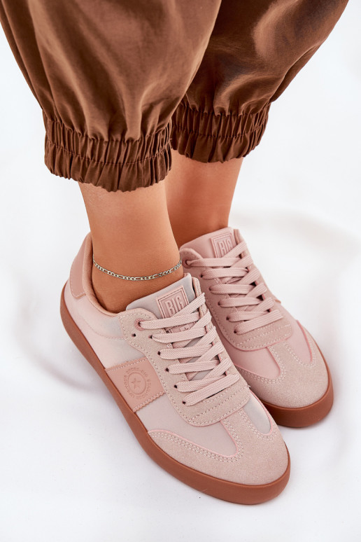 Chaussures modèle baskets Féminin Big Star RR274373 couleur rose Chaussures modèle baskets Féminin Big Star RR274373 couleur rose