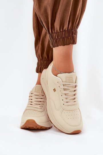  baskets Féminin Big Star RR274630 HI-POLY SYSTEM beige 2