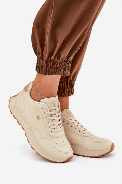 baskets Féminin Big Star RR274630 HI-POLY SYSTEM beige  baskets Féminin Big Star RR274630 HI-POLY SYSTEM beige