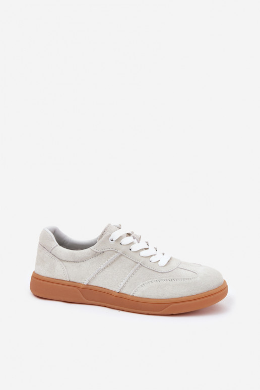 en daim Faible Chaussures modèle baskets Féminin couleur grise Paliana en daim Faible Chaussures modèle baskets Féminin couleur grise Paliana