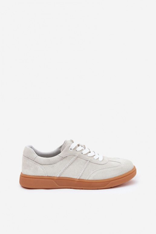 en daim Faible Chaussures modèle baskets Féminin couleur grise Paliana en daim Faible Chaussures modèle baskets Féminin couleur grise Paliana