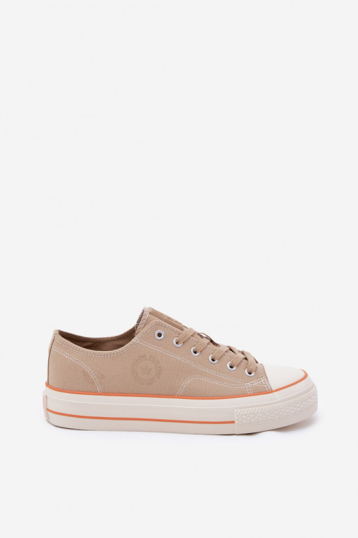 Chaussures décontractées pour hommes avec une plateforme Big Star RR174323 beige Chaussures décontractées pour hommes avec une plateforme Big Star RR174323 beige