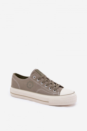 Chaussures de loisirs vertes avec plateforme pour hommes Big Star RR174325