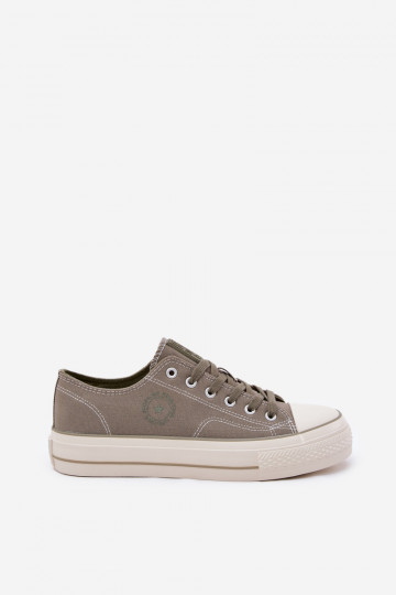 Chaussures de loisirs vertes avec plateforme pour hommes Big Star RR174325 2