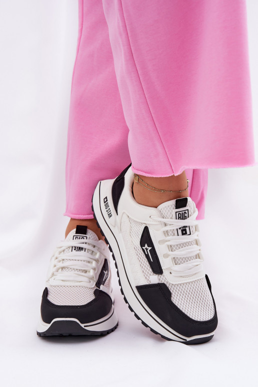 baskets Féminin avec une plateforme Big Star RR274A223 HI-POLY SYSTEM Blanc-couleur noire baskets Féminin avec une plateforme Big Star RR274A223 HI-POLY SYSTEM Blanc-couleur noire