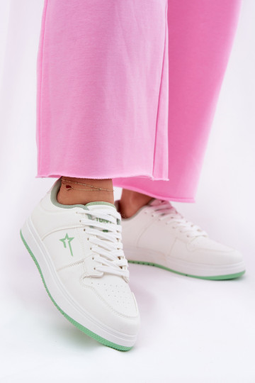 Chaussures modèle baskets Féminin Big Star RR274A246 HI-POLY SYSTEM couleur blanche