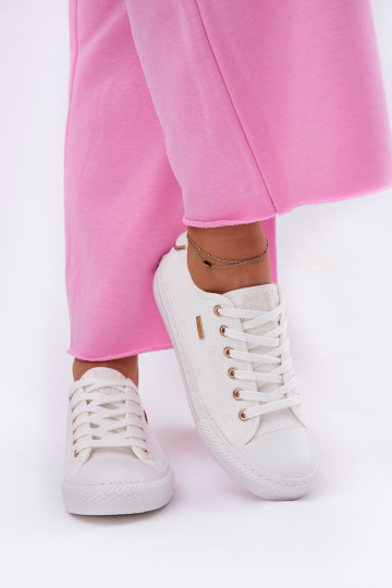 Chaussures décontractées blanches pour femmes Big Star RR274766