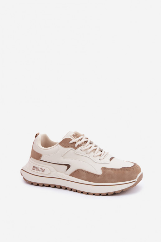 Chaussures modèle baskets Féminin Big Star RR274A216 HI-POLY SYSTEM beige Chaussures modèle baskets Féminin Big Star RR274A216 HI-POLY SYSTEM beige