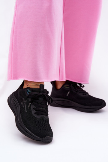 baskets Chaussures modèle baskets Féminin Big Star RR274A144 HI-POLY SYSTEM couleur noire 2