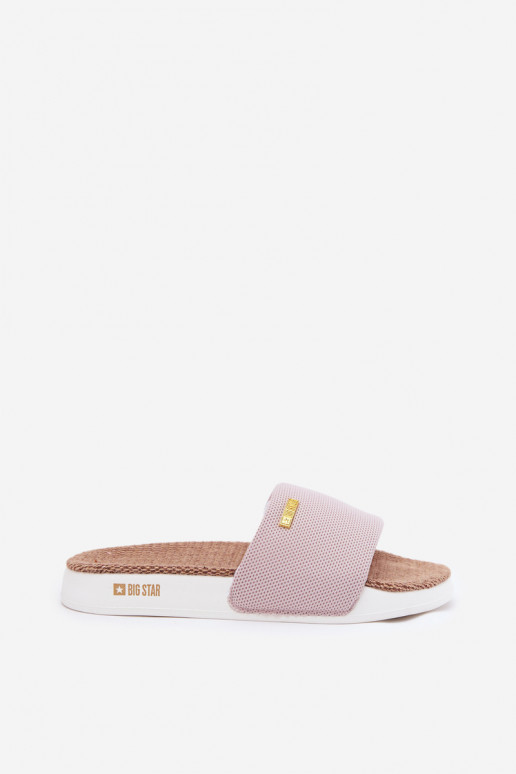 Pantoufles pour femmes Big Star RR274A105 Nuance rose clair Pantoufles pour femmes Big Star RR274A105 Nuance rose clair