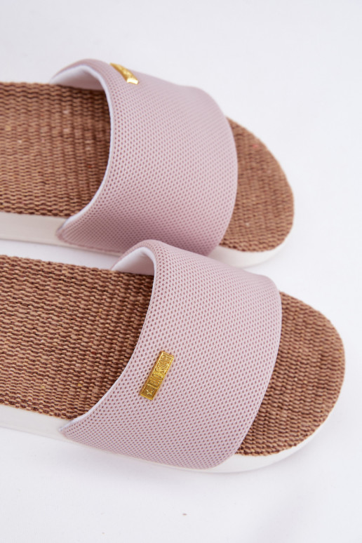 Pantoufles pour femmes Big Star RR274A105 Nuance rose clair Pantoufles pour femmes Big Star RR274A105 Nuance rose clair