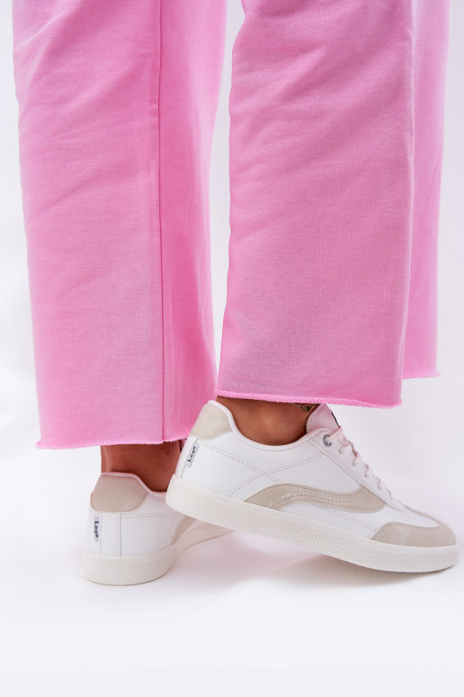 Chaussures modèle baskets Féminin LEE LIAN DANSOMEN LODANS 50251005.1FG couleur blanche