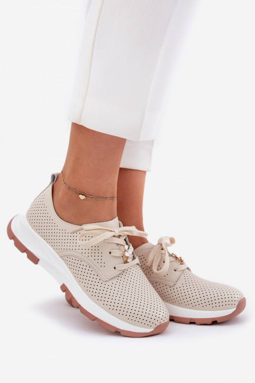 Peau chaussures Féminin Z Przypinką Artiker 54C1811 beige Peau chaussures Féminin Z Przypinką Artiker 54C1811 beige