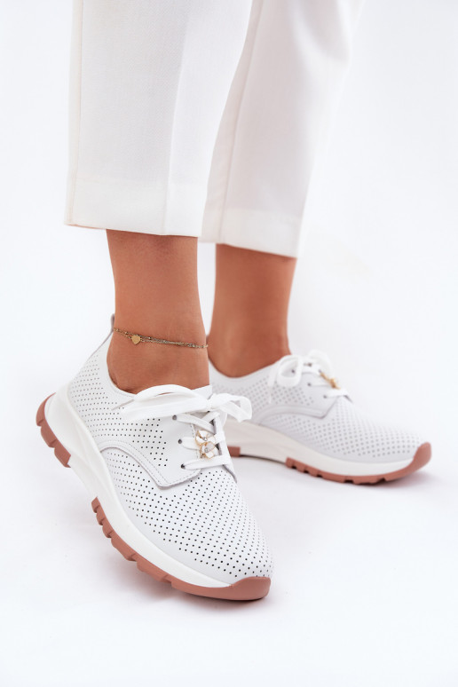 Peau chaussures Féminin Z Przypinką Artiker 54C1810 couleur blanche Peau chaussures Féminin Z Przypinką Artiker 54C1810 couleur blanche