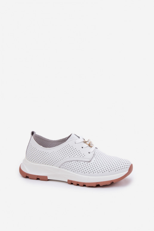 Peau chaussures Féminin Z Przypinką Artiker 54C1810 couleur blanche Peau chaussures Féminin Z Przypinką Artiker 54C1810 couleur blanche