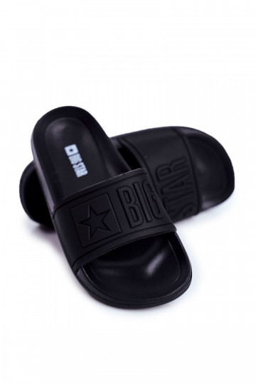 Chaussons pour enfants noirs Big Star DD374157 2