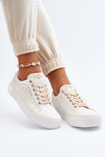 Chaussures blanches pour femmes Lee Cooper LCIN-24-31-2170