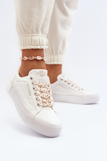Chaussures blanches pour femmes Lee Cooper LCIN-24-31-2170 2