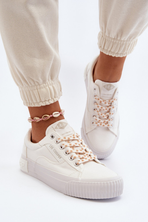 Chaussures de femme Lee Cooper LCDANS-24-31-2170 couleur blanche Chaussures de femme Lee Cooper LCDANS-24-31-2170 couleur blanche