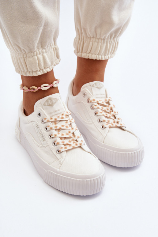 Chaussures de femme Lee Cooper LCDANS-24-31-2170 couleur blanche Chaussures de femme Lee Cooper LCDANS-24-31-2170 couleur blanche