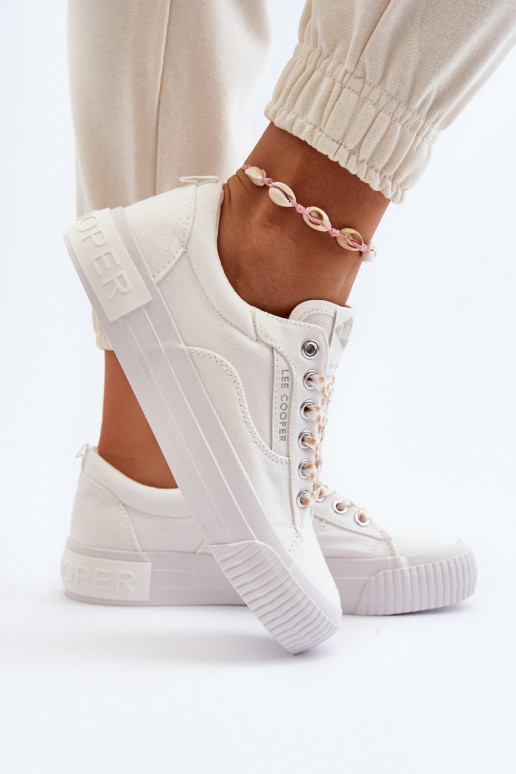 Chaussures de femme Lee Cooper LCDANS-24-31-2170 couleur blanche Chaussures de femme Lee Cooper LCDANS-24-31-2170 couleur blanche