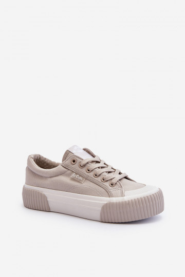 Baskets décontractées grises sur semelle épaisse Lee Cooper LCIN-24-31-2178 2