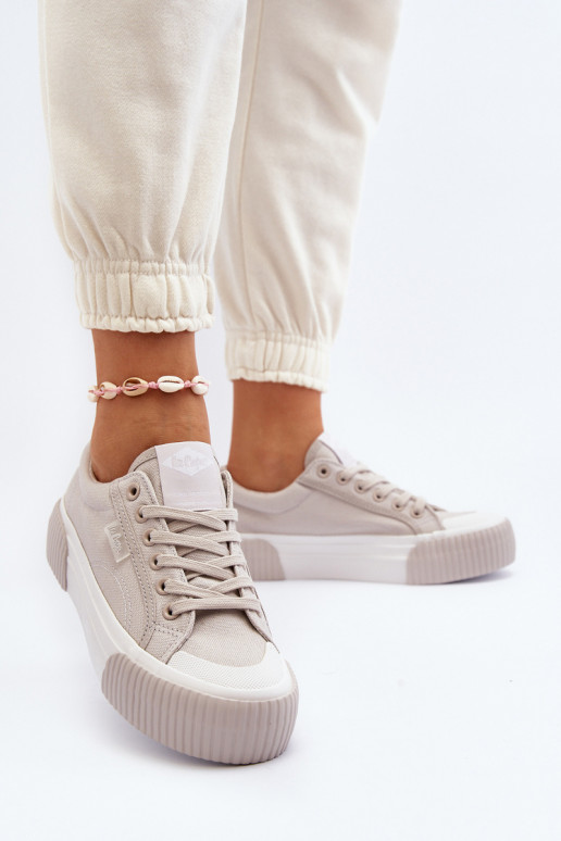 Chaussures de loisirs Sur une semelle épaisse Lee Cooper LCDANS-24-31-2178 couleur grise