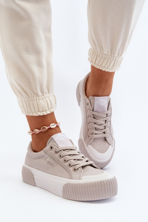 Chaussures de loisirs Sur une semelle épaisse Lee Cooper LCDANS-24-31-2178 couleur grise