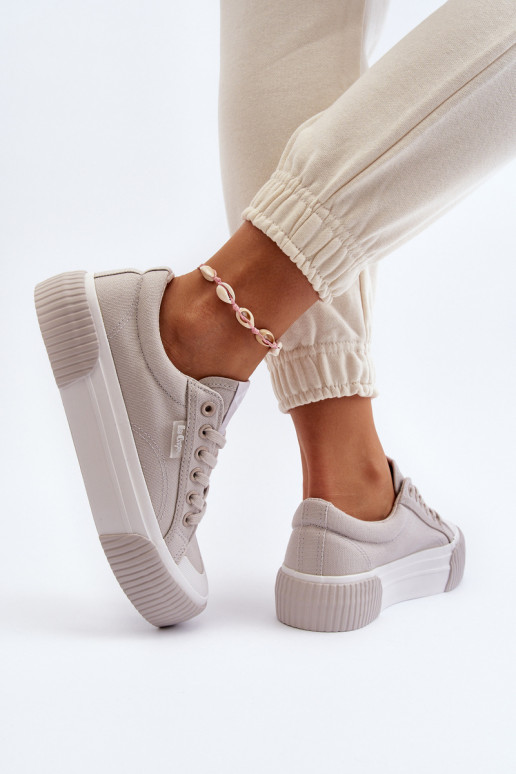 Chaussures de loisirs Sur une semelle épaisse Lee Cooper LCDANS-24-31-2178 couleur grise