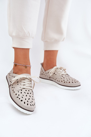chaussures Peau Féminin S.Barski LR51-610 beige