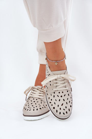 chaussures Peau Féminin S.Barski LR51-610 beige 2