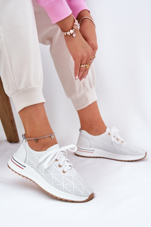 Peau  chaussures Féminin Artiker 54C1758 couleur blanche