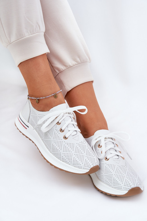 Peau  chaussures Féminin Artiker 54C1758 couleur blanche