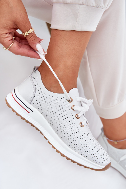 Peau  chaussures Féminin Artiker 54C1758 couleur blanche