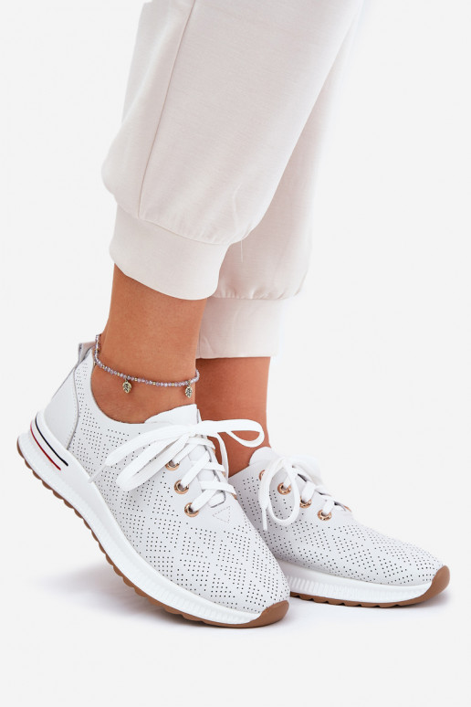 Peau  chaussures Féminin Artiker 54C1758 couleur blanche