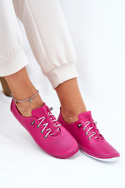 chaussures Féminin Fabriqué en cuir naturel Artiker 54C0830 couleur rose