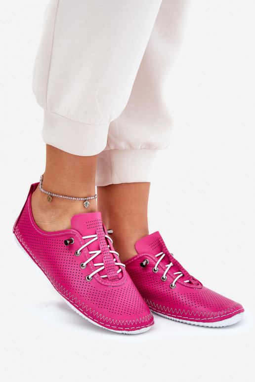 chaussures Féminin Fabriqué en cuir naturel Artiker 54C0830 couleur rose